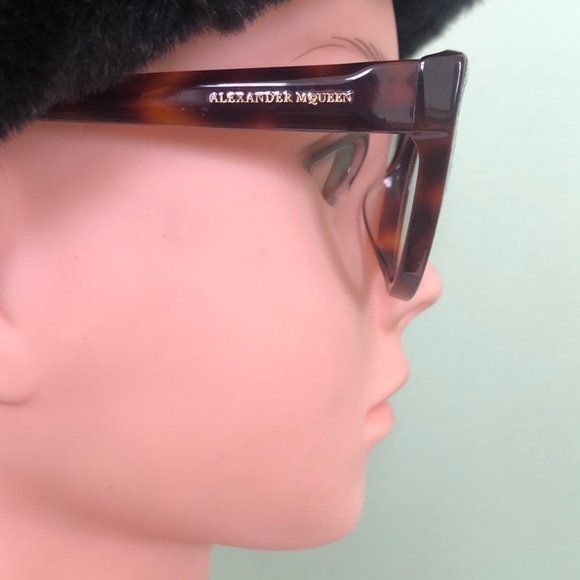 Alexander Mcqueen Am0045oa Cat-eye Glasses - Picture 2 of 9